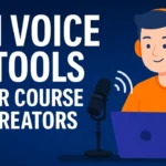 ai voice tools for course creators