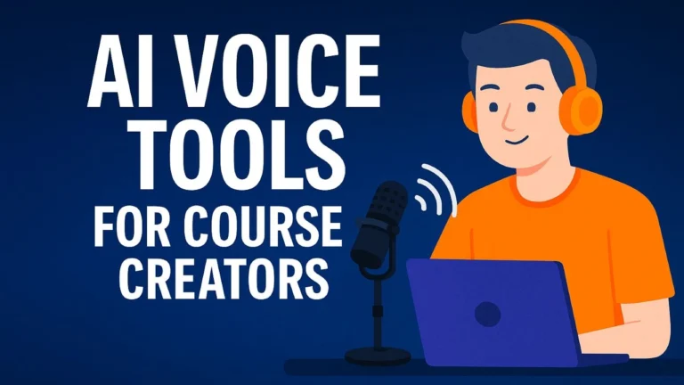 ai voice tools for course creators
